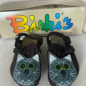 Birkenstock Birki Kav Tiermotiv Cat Clog Shoe. Rare